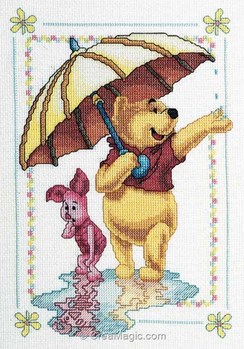 Royal Paris Winnie Porcinet Sous La Pluie Disney